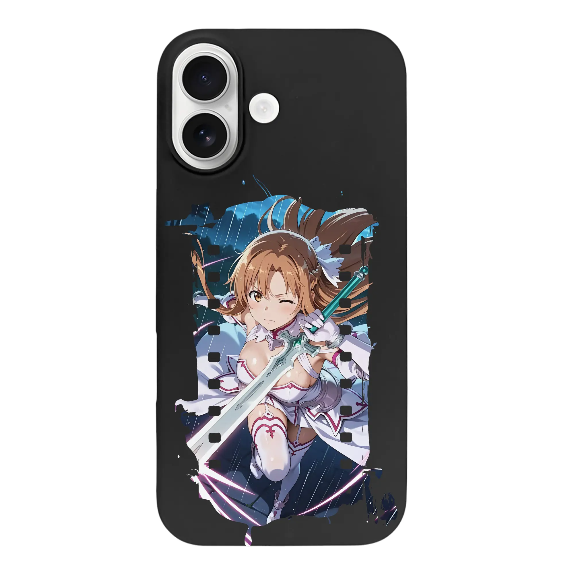 ソードアートオンライン グッズ アスナ - iPhone 17 シリーズ シリコンケース 薄型 耐衝撃 指紋防止 ソフトタッチカバー 精密フィット 傷防止 保護ケース iPhone 17/17 Air/17 Pro/17 Pro Max 対応